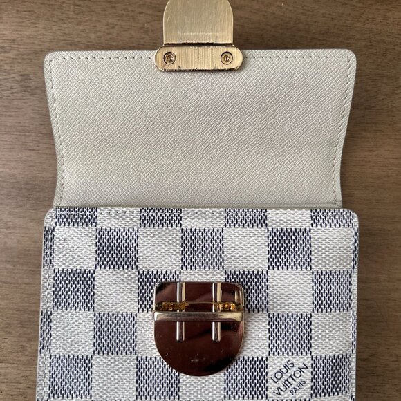 Authentic LOUIS VUITTON Damier Azur Koala Wallet (see notes before buying). - Picture 5 of 9